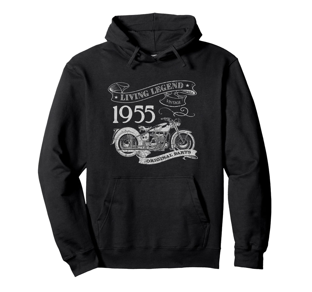 70Th Birthday 1955 Living Legend Hoodie - Minimalist Print Unisex - T-Shirt, Sweatshirt, Hoodie