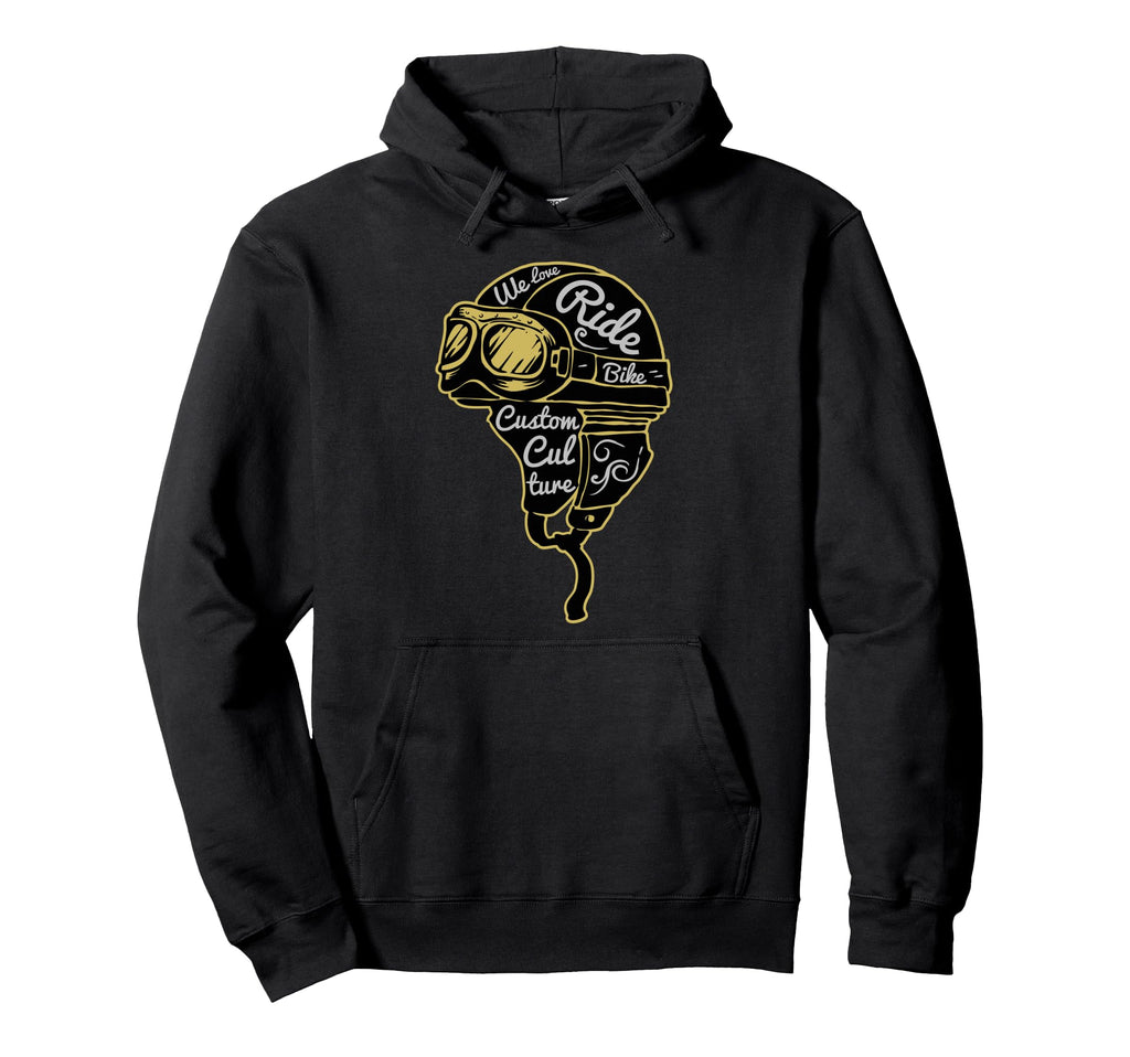 We Love Ride Bike Custom Culture Hoodie - Graphic Print Men Women - T-Shirt, Sweatshirt, Hoodie