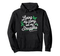 Mental Health Awareness Month Green Hoodie - Aesthetic Graphic Unisex - T-Shirt, Sweatshirt, Hoodie