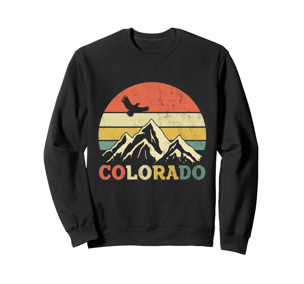 Colorado Lover Distressed Sweatshirt - Custom Art Print Men Women - T-Shirt, Sweatshirt, Hoodie