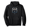 Geometric Bison Roaming Wild Western Hoodie - Fun Novelty Design Men Women - T-Shirt, Sweatshirt, Hoodie