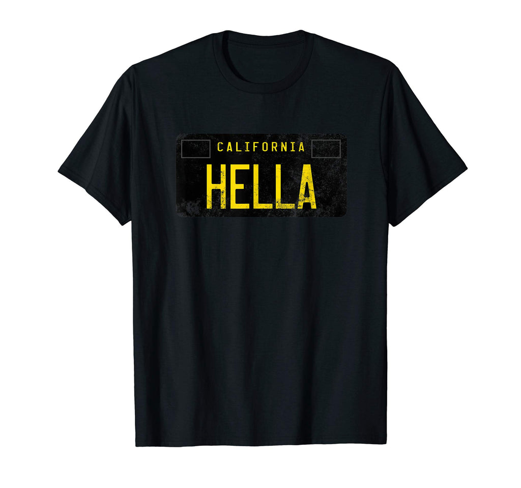 West Coast Plates Ca Plate Distressed T-Shirt - Graphic Print Men Women - T-Shirt, Sweatshirt, Hoodie