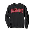 Fairmont Mn Distressed Red Sweatshirt - Aesthetic Graphic for Adults - T-Shirt, Sweatshirt, Hoodie