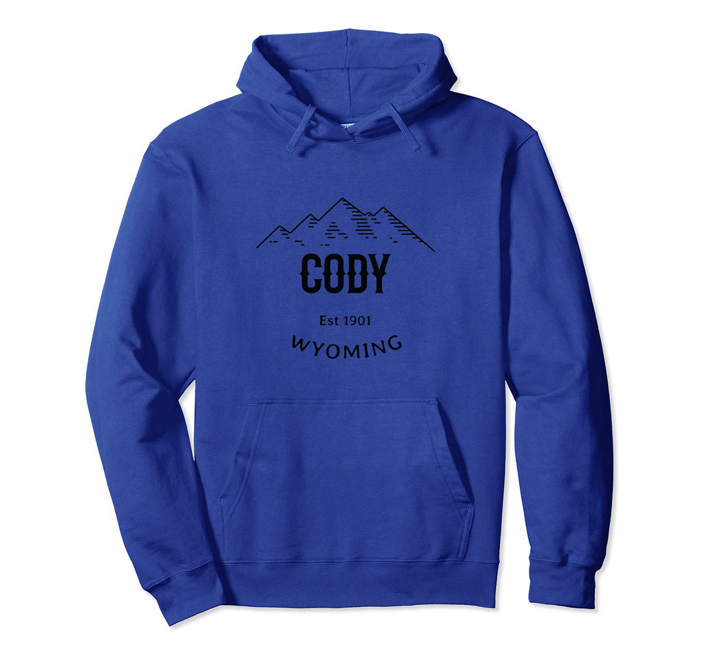 Cody Wyoming Rocky Mountains Hoodie - Casual Everyday Wear for Adults - T-Shirt, Sweatshirt, Hoodie