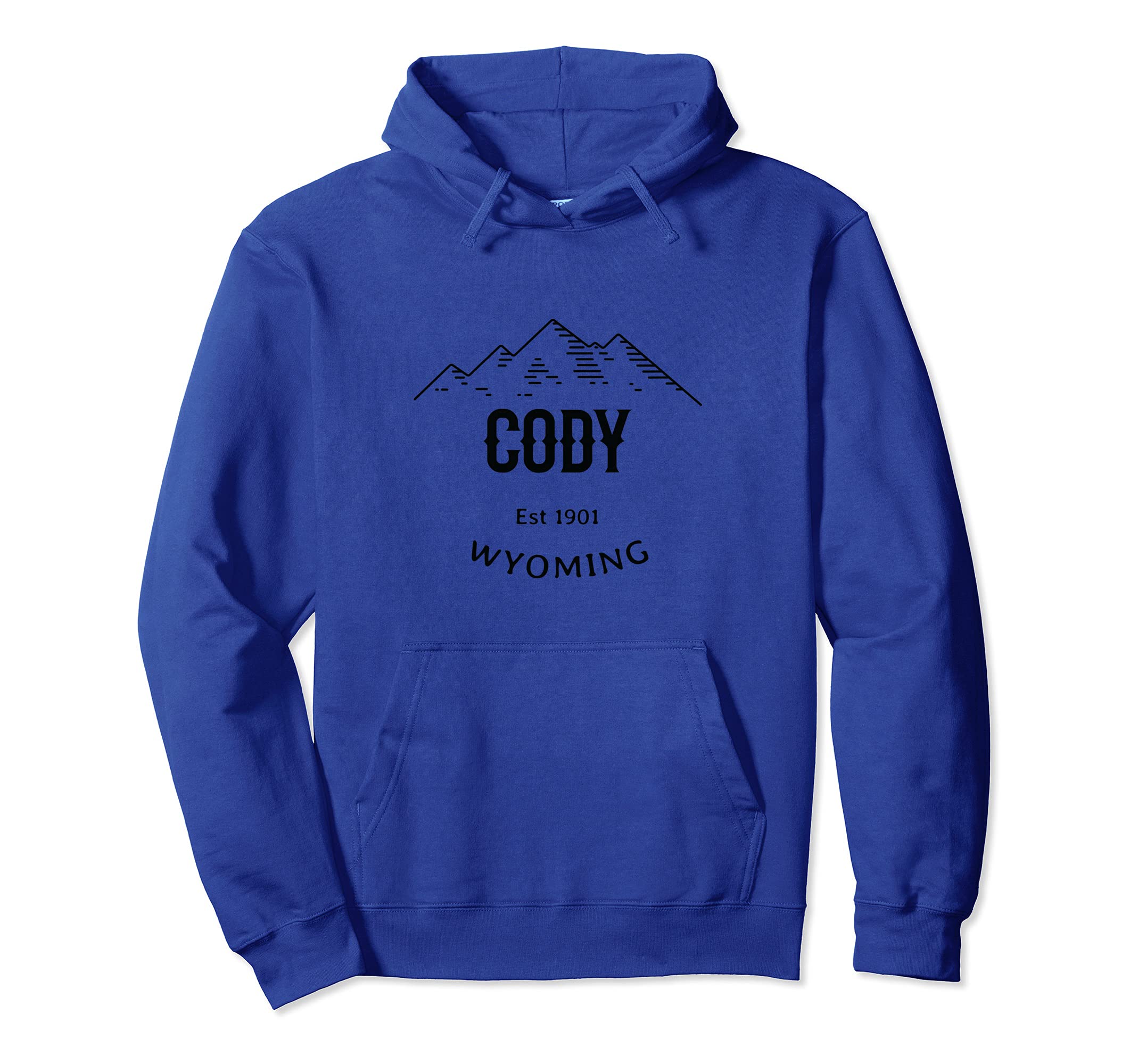Cody Wyoming Rocky Mountains Hoodie - Casual Everyday Wear for Adults - T-Shirt, Sweatshirt, Hoodie