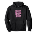 Donuts Self Love Starts Here Funny Self Hoodie - Trendy Graphic for Adults - T-Shirt, Sweatshirt, Hoodie