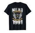 Motorcycle Biker Birthday Built 1991 T-Shirt - Trendy Graphic Men Women - T-Shirt, Sweatshirt, Hoodie