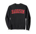 Harrison Tn Distressed Red Varsity Sweatshirt - Fun Novelty Design Unisex - T-Shirt, Sweatshirt, Hoodie