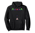 70S 80S 90S Space Arcade Video Game Hoodie - Trendy Graphic Men Women - T-Shirt, Sweatshirt, Hoodie