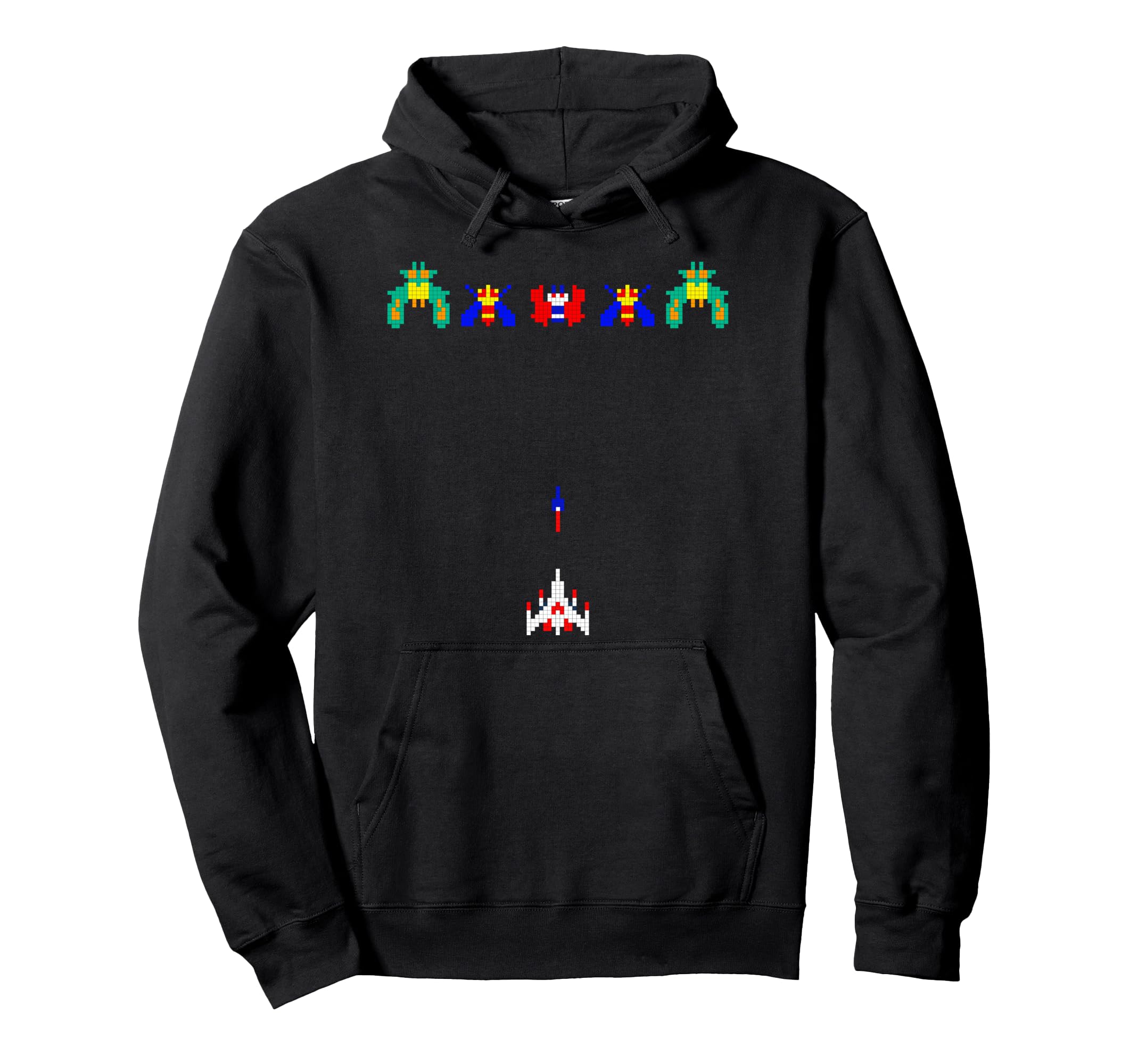 70S 80S 90S Space Arcade Video Game Hoodie - Trendy Graphic Men Women - T-Shirt, Sweatshirt, Hoodie