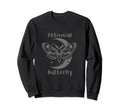 Antisocial Butterfly Sweatshirt - Streetwear Style Unisex - T-Shirt, Sweatshirt, Hoodie