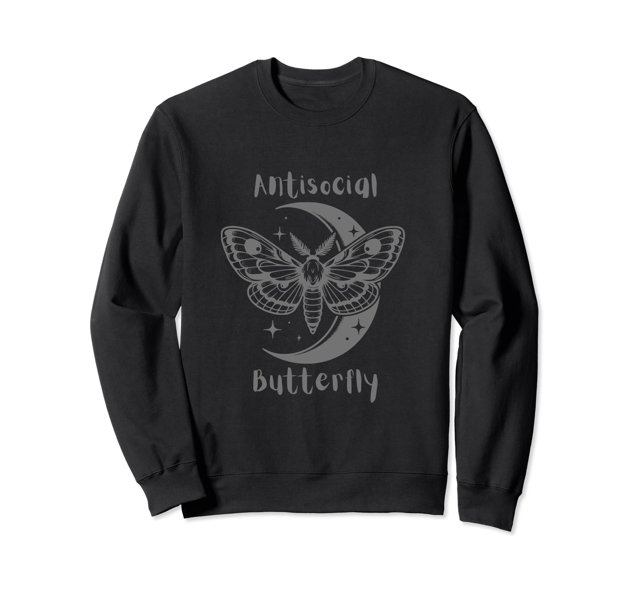 Antisocial Butterfly Sweatshirt - Streetwear Style Unisex - T-Shirt, Sweatshirt, Hoodie