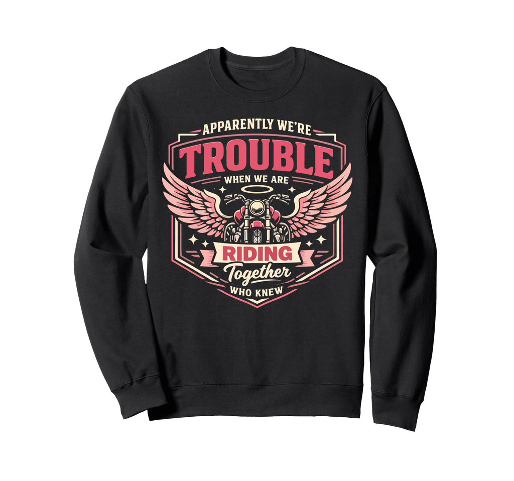 Motorcycle Biker Friends Besties Buddies Sweatshirt - Graphic Print Unisex - T-Shirt, Sweatshirt, Hoodie