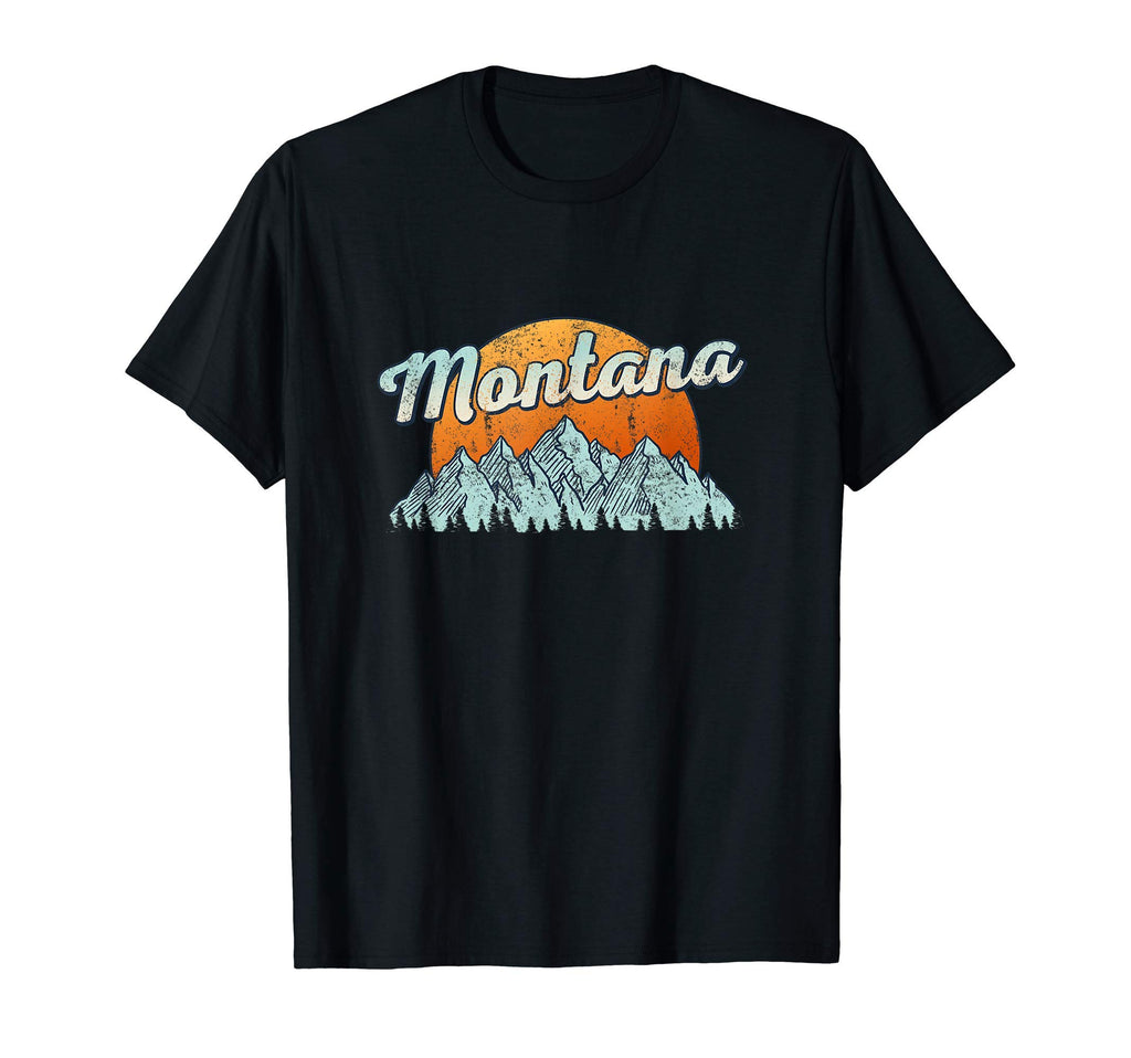 Montana Souvenir Hiking Mountains T-Shirt - Casual Everyday Wear Men Women - T-Shirt, Sweatshirt, Hoodie