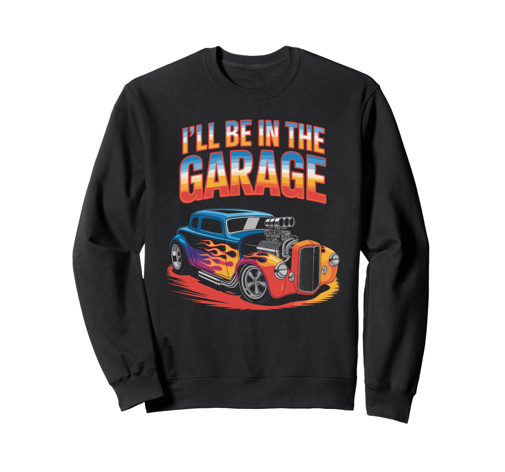 Cars Automobile Car Show Mechanics Sweatshirt - Custom Art Print Men Women - T-Shirt, Sweatshirt, Hoodie