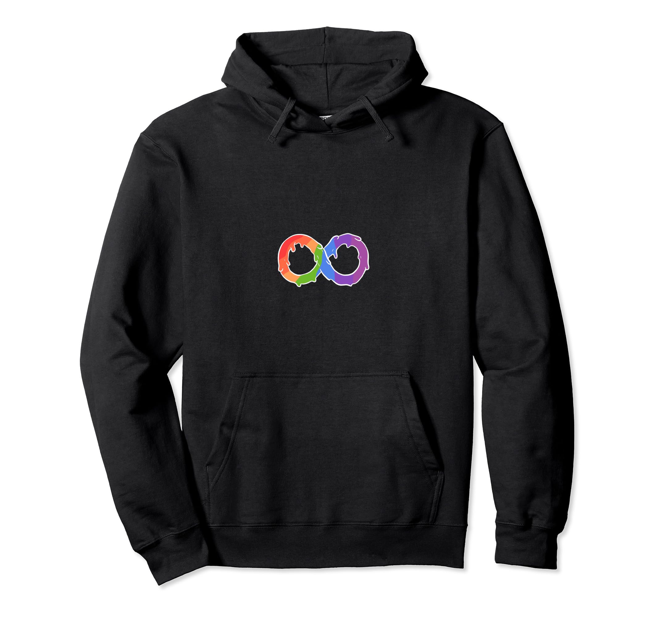 Pocket Infinity Rainbow Autism Hoodie - Aesthetic Graphic for Adults - T-Shirt, Sweatshirt, Hoodie