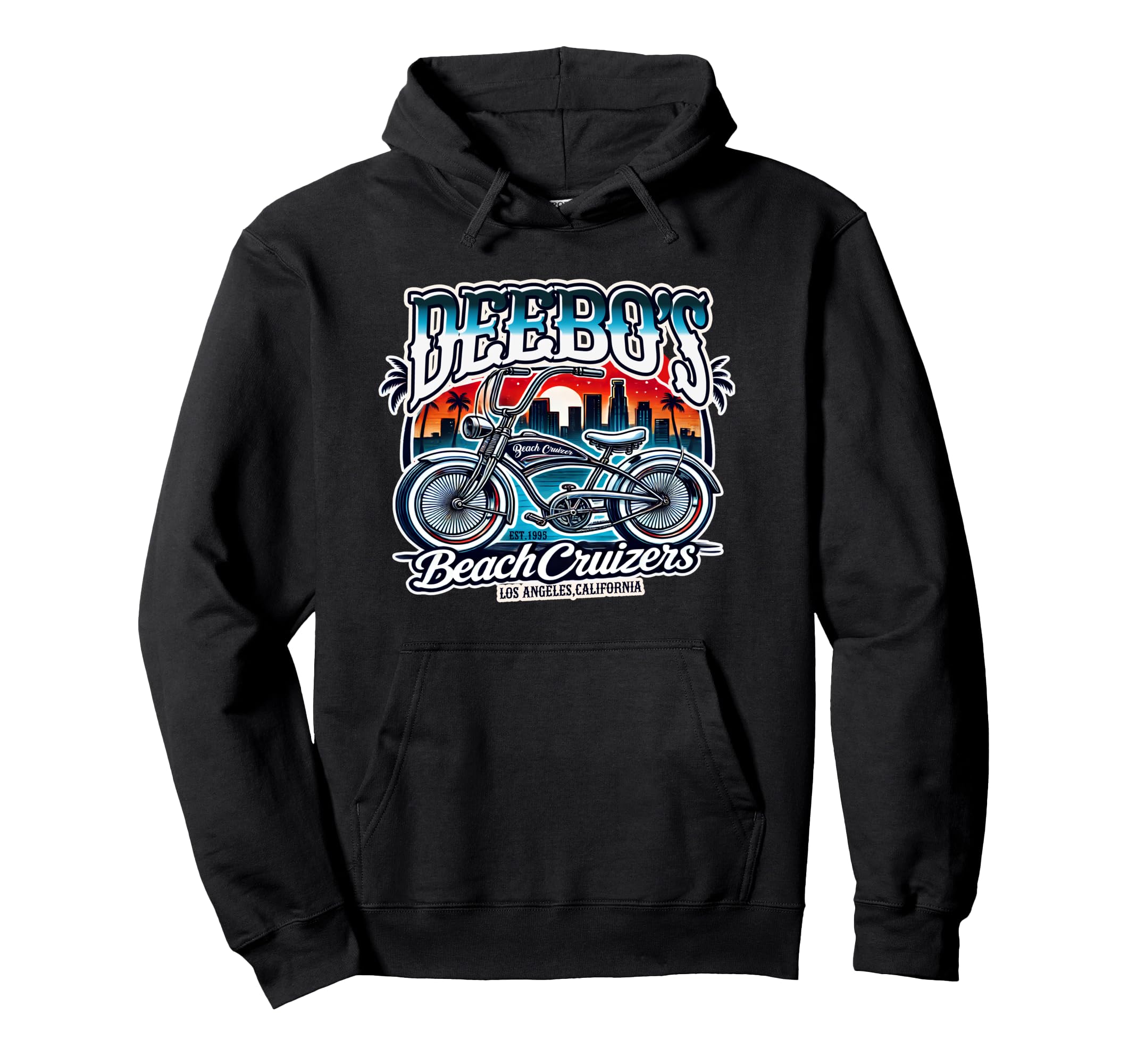 Deebos Beach Cruisers Bike Shop 0S Pop Hoodie - Novelty Apparel Unisex - T-Shirt, Sweatshirt, Hoodie