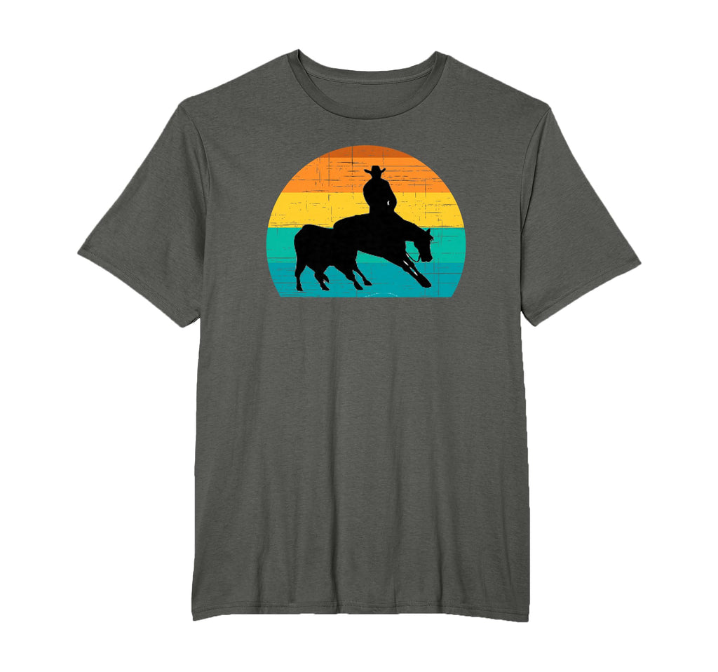 Western Equestrian Cutting Sun T-Shirt - Streetwear Style for Adults - T-Shirt, Sweatshirt, Hoodie