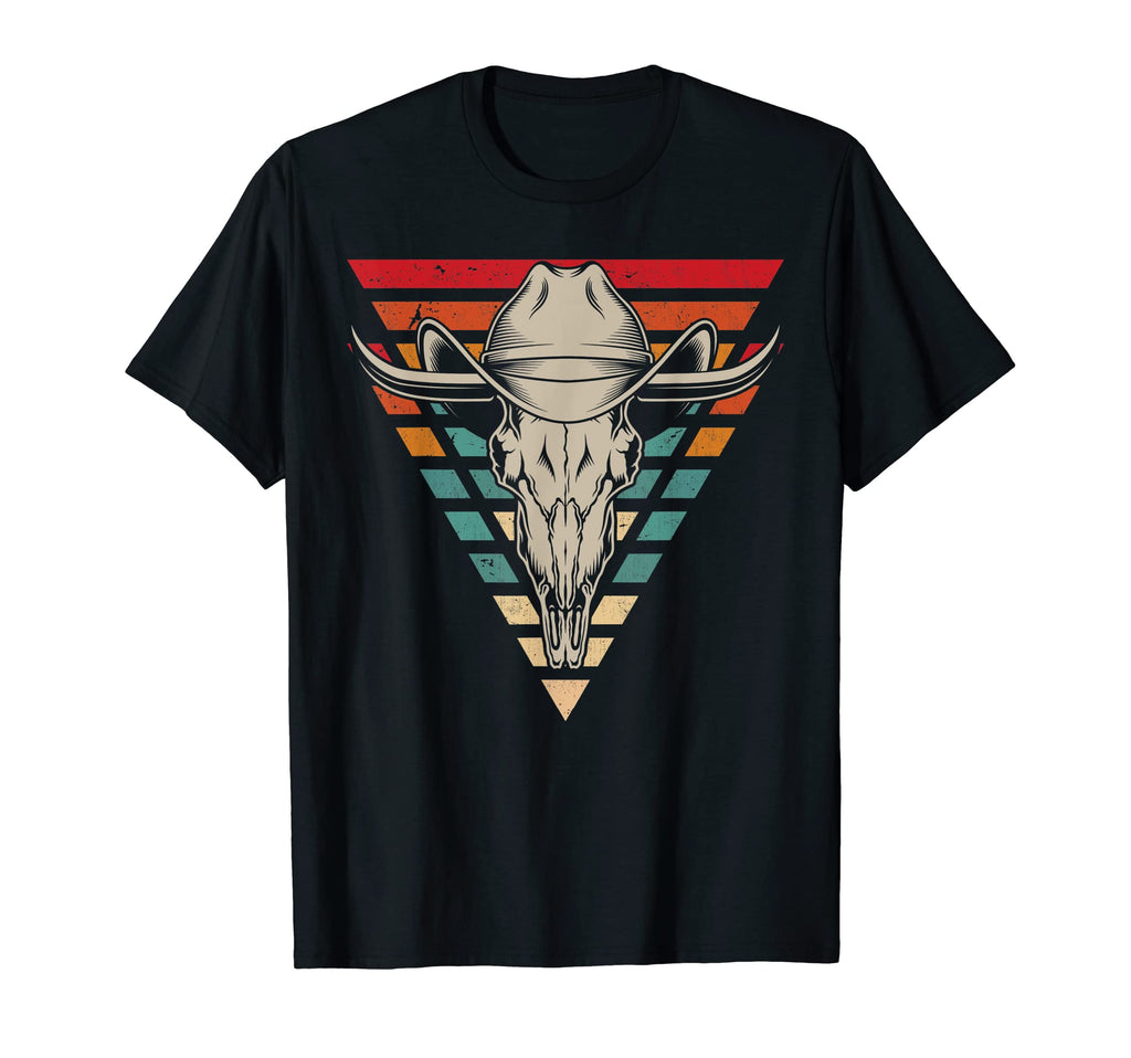Longhorn Western Cowboy T-Shirt - Graphic Print Men Women - T-Shirt, Sweatshirt, Hoodie