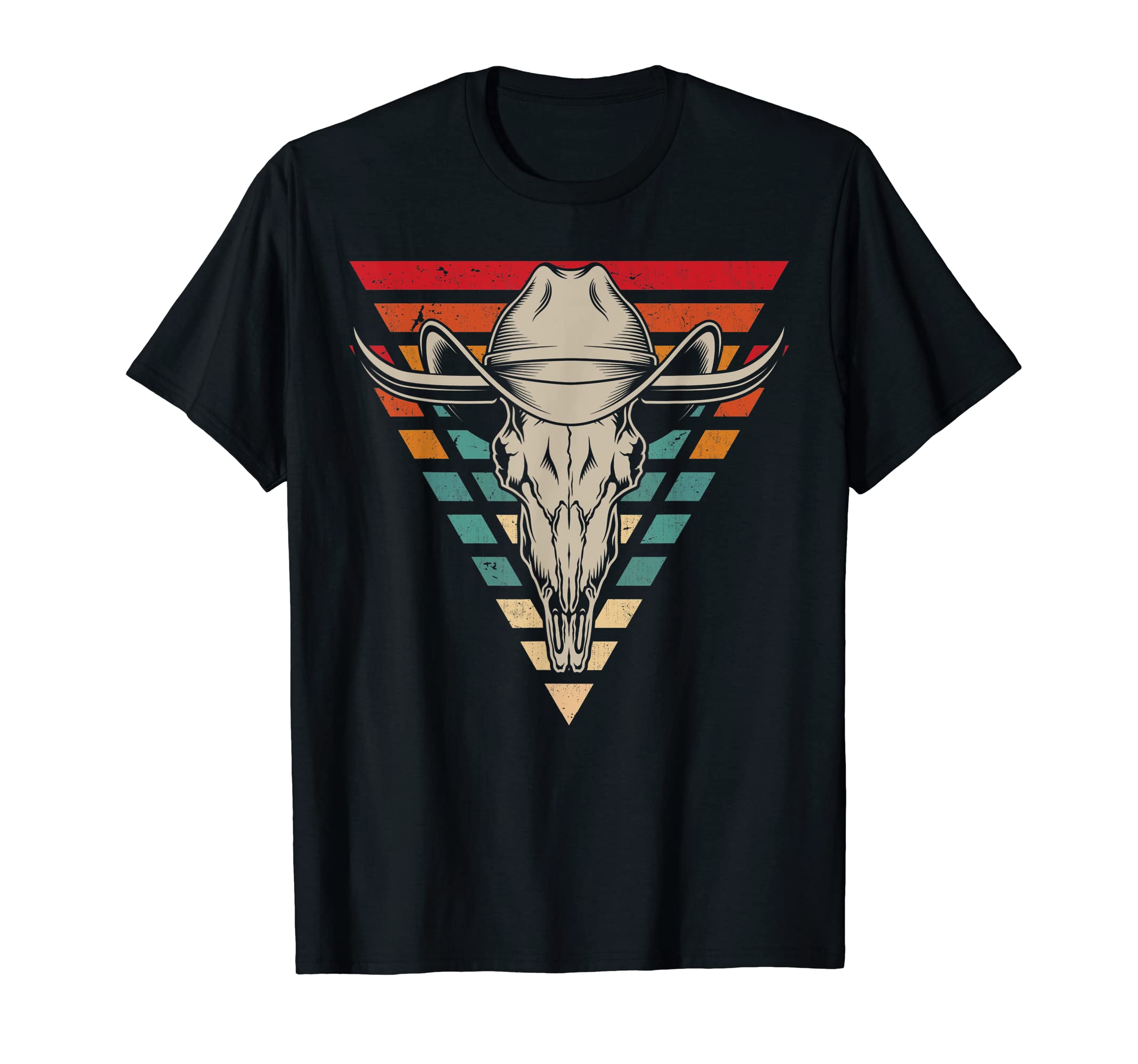 Longhorn Western Cowboy T-Shirt - Graphic Print Men Women - T-Shirt, Sweatshirt, Hoodie