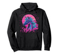 Vaporwave Unicorn Cherry Blossoms Hoodie - Aesthetic Graphic Unisex - T-Shirt, Sweatshirt, Hoodie