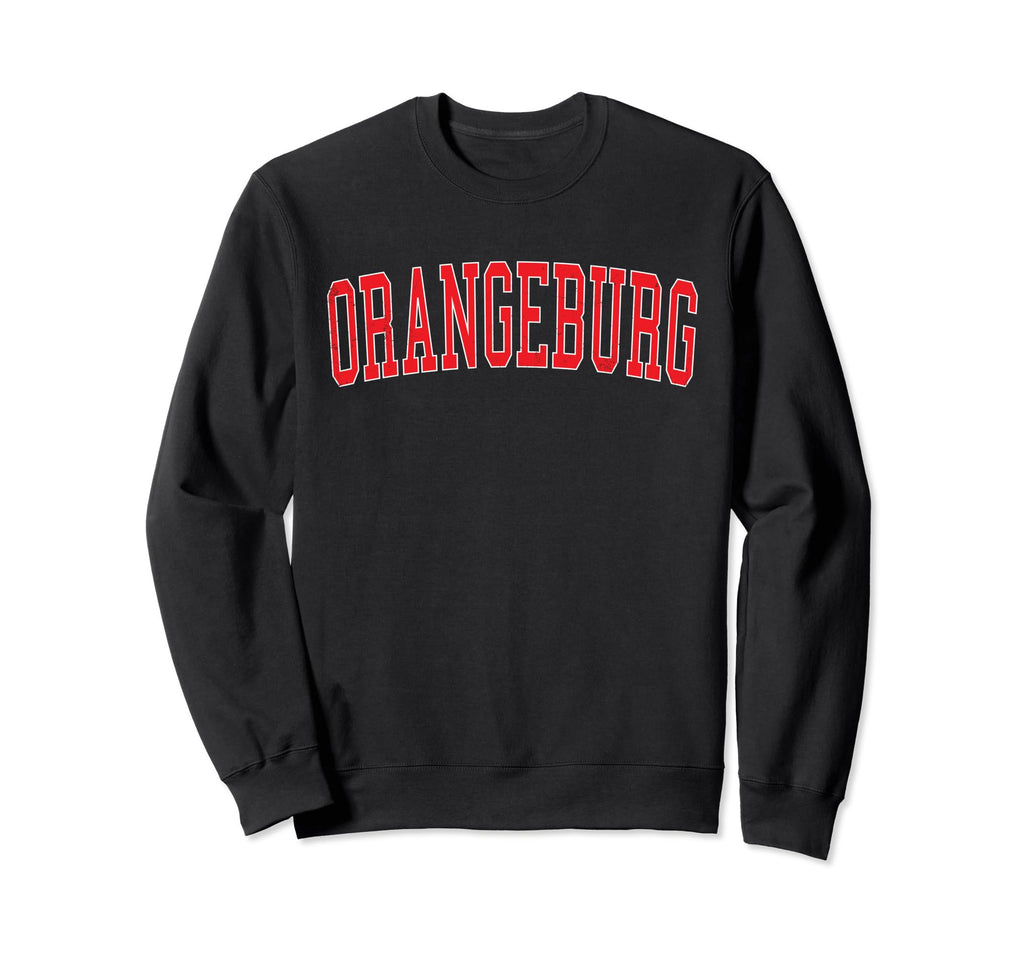 Orangeburg Sc Distressed Red Sweatshirt - Casual Everyday Wear for Adults - T-Shirt, Sweatshirt, Hoodie