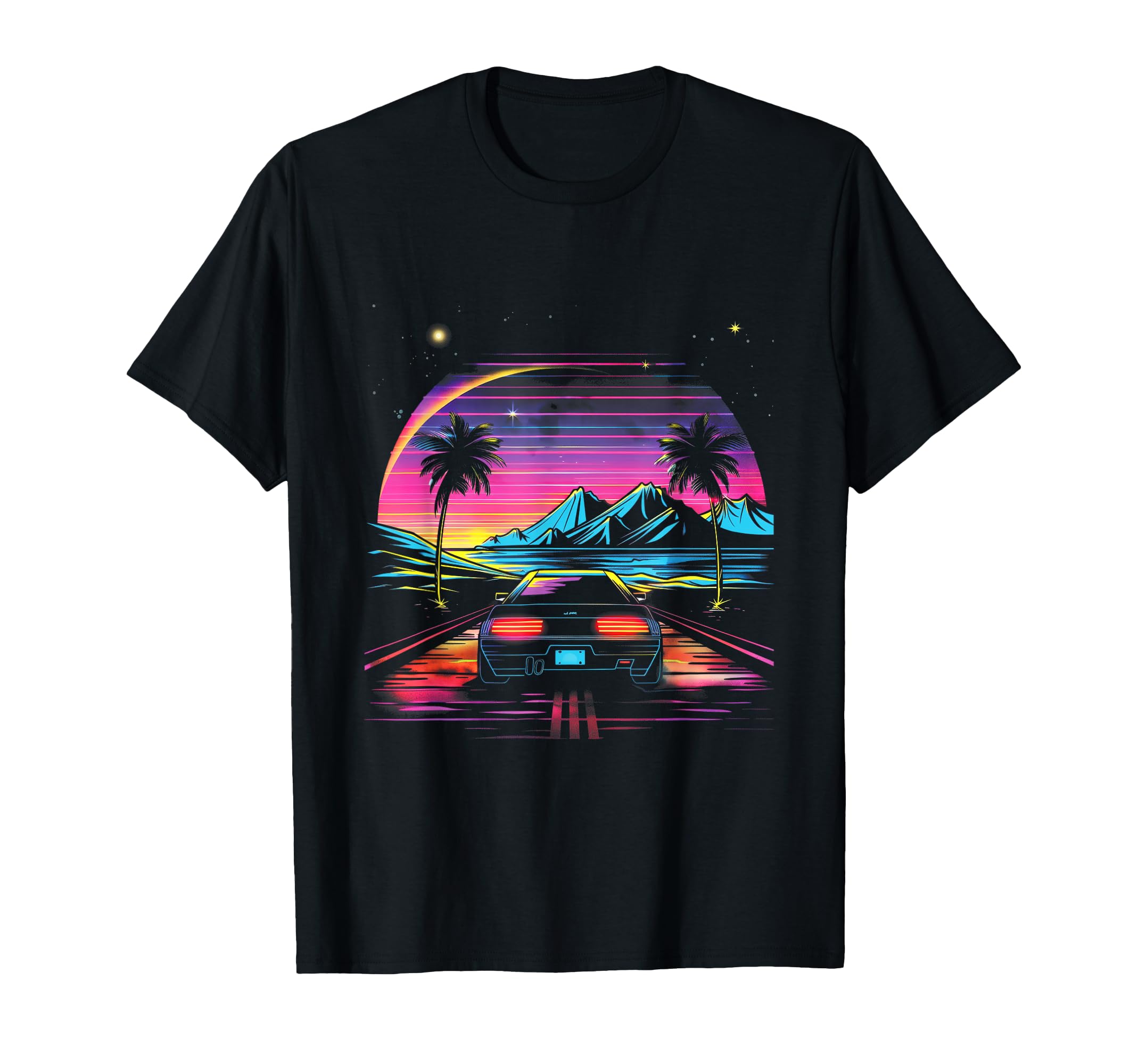 Jdm Car 1980S Miami Vaporwave Wave T-Shirt - Minimalist Print Unisex - T-Shirt, Sweatshirt, Hoodie