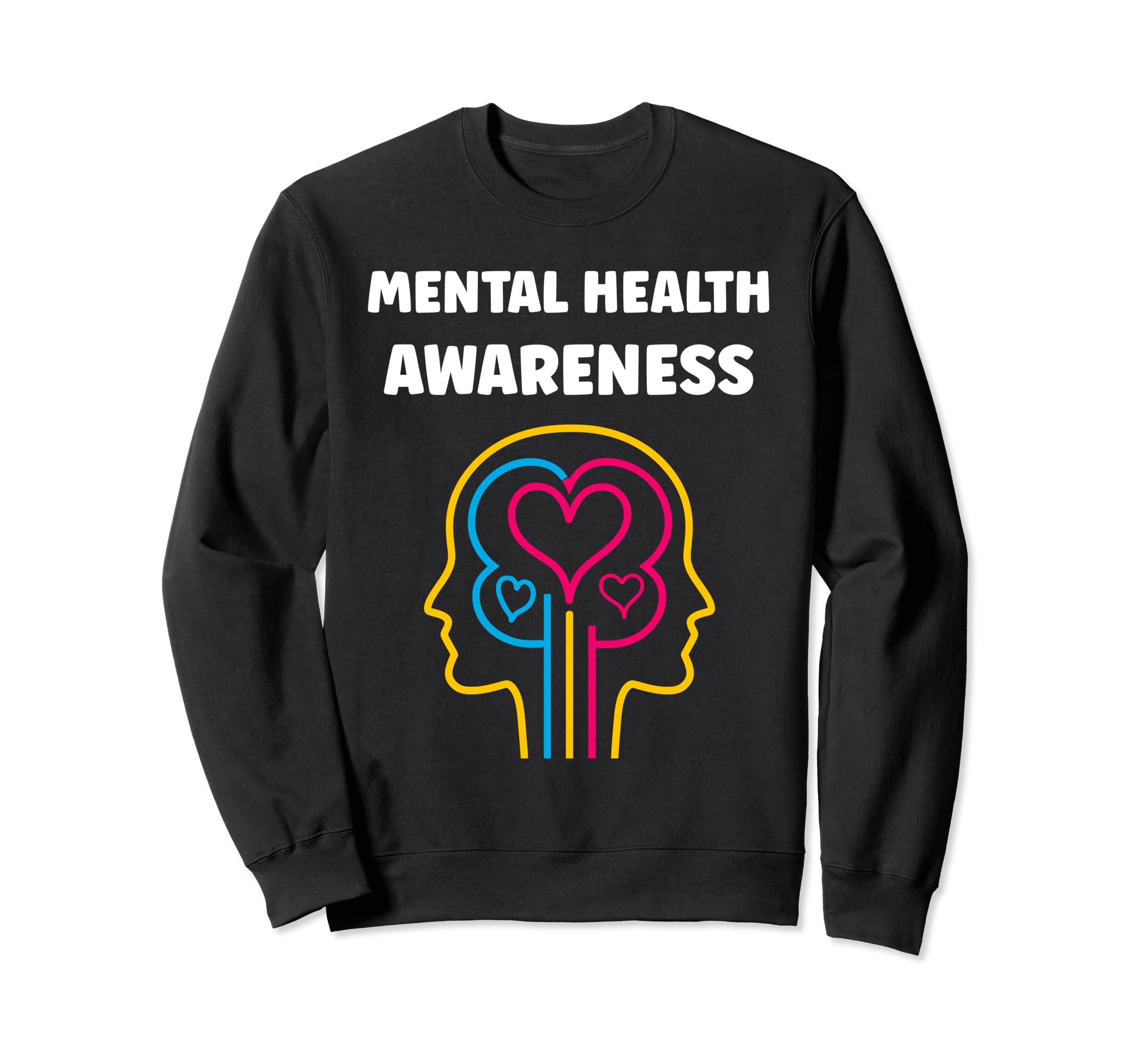 Simple Support Brain Illness Sweatshirt - Casual Everyday Wear Men Women - T-Shirt, Sweatshirt, Hoodie