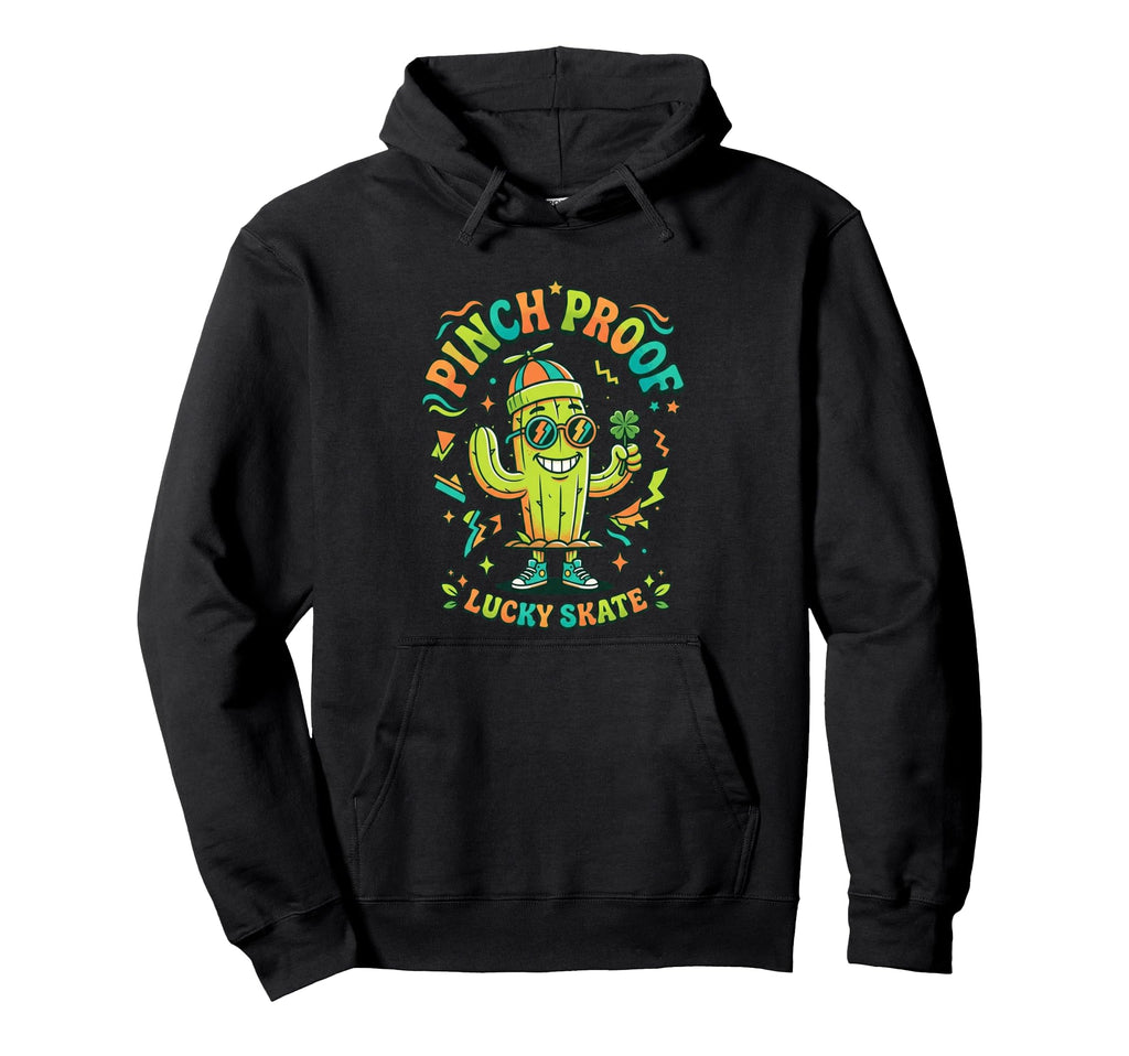 Pinch Proof Cactus 90S Skate Mascot Hoodie - Streetwear Style Men Women - T-Shirt, Sweatshirt, Hoodie