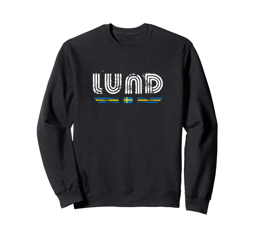 Lund Sweden 70S 80S Type Sweatshirt - Aesthetic Graphic Unisex - T-Shirt, Sweatshirt, Hoodie