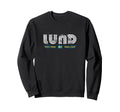 Lund Sweden 70S 80S Type Sweatshirt - Aesthetic Graphic Unisex - T-Shirt, Sweatshirt, Hoodie