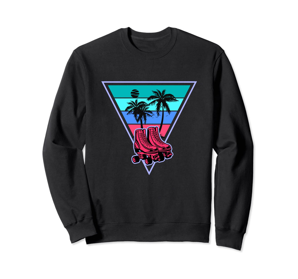 80S Roller Skating Roller Skating Sweatshirt - Graphic Print for Adults - T-Shirt, Sweatshirt, Hoodie