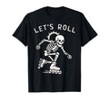 Inline Skating Skeleton Roller T-Shirt - Minimalist Print for Adults - T-Shirt, Sweatshirt, Hoodie