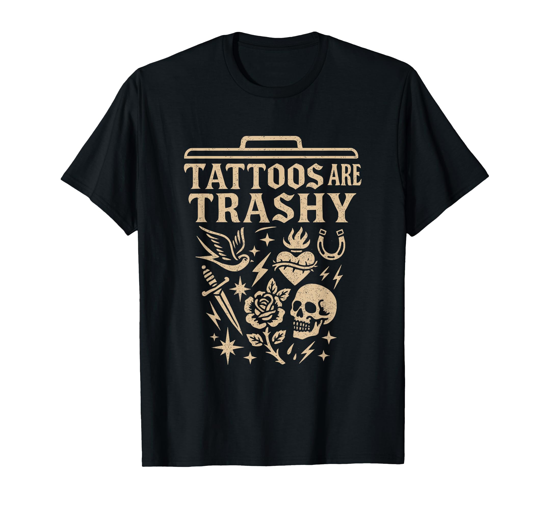 Funny Tattoo Meme Flash Art Joke T-Shirt - Custom Art Print Men Women - T-Shirt, Sweatshirt, Hoodie