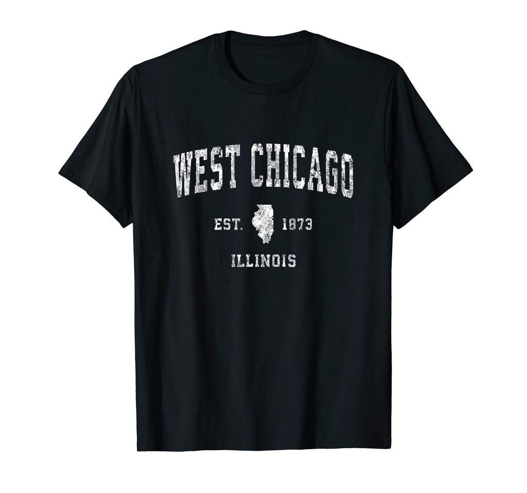 West Chicago Illinois Il Athletic T-Shirt - Novelty Apparel Men Women - T-Shirt, Sweatshirt, Hoodie