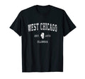 West Chicago Illinois Il Athletic T-Shirt - Novelty Apparel Men Women - T-Shirt, Sweatshirt, Hoodie