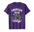 Old Biker American Motorcycle Indian T-Shirt - Aesthetic Graphic Men Women - T-Shirt, Sweatshirt, Hoodie