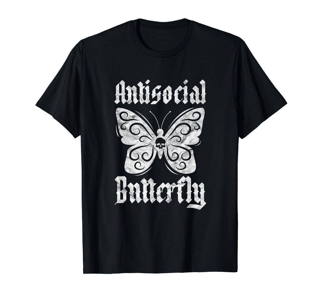 Antisocial Butterfly Funny Introvert T-Shirt - Unique Graphic for Adults - T-Shirt, Sweatshirt, Hoodie