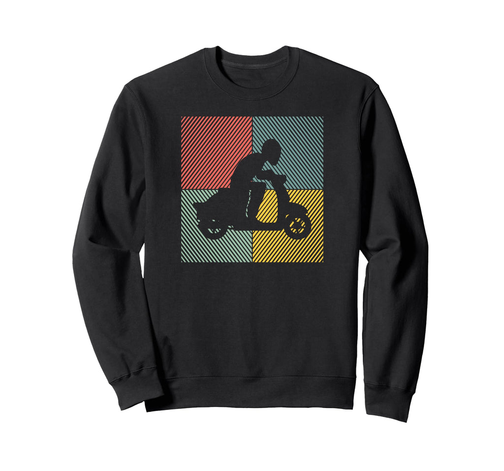 Moped Scooter Bike Scooter Moped Sweatshirt - Minimalist Print for Adults - T-Shirt, Sweatshirt, Hoodie