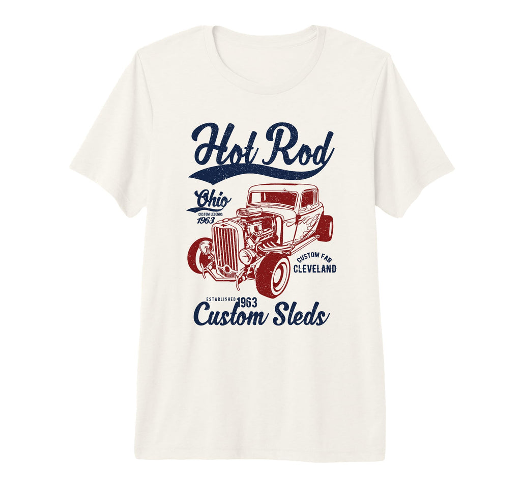 Hotrod Cleveland Ohio Automotive T-Shirt - Graphic Print for Adults - T-Shirt, Sweatshirt, Hoodie