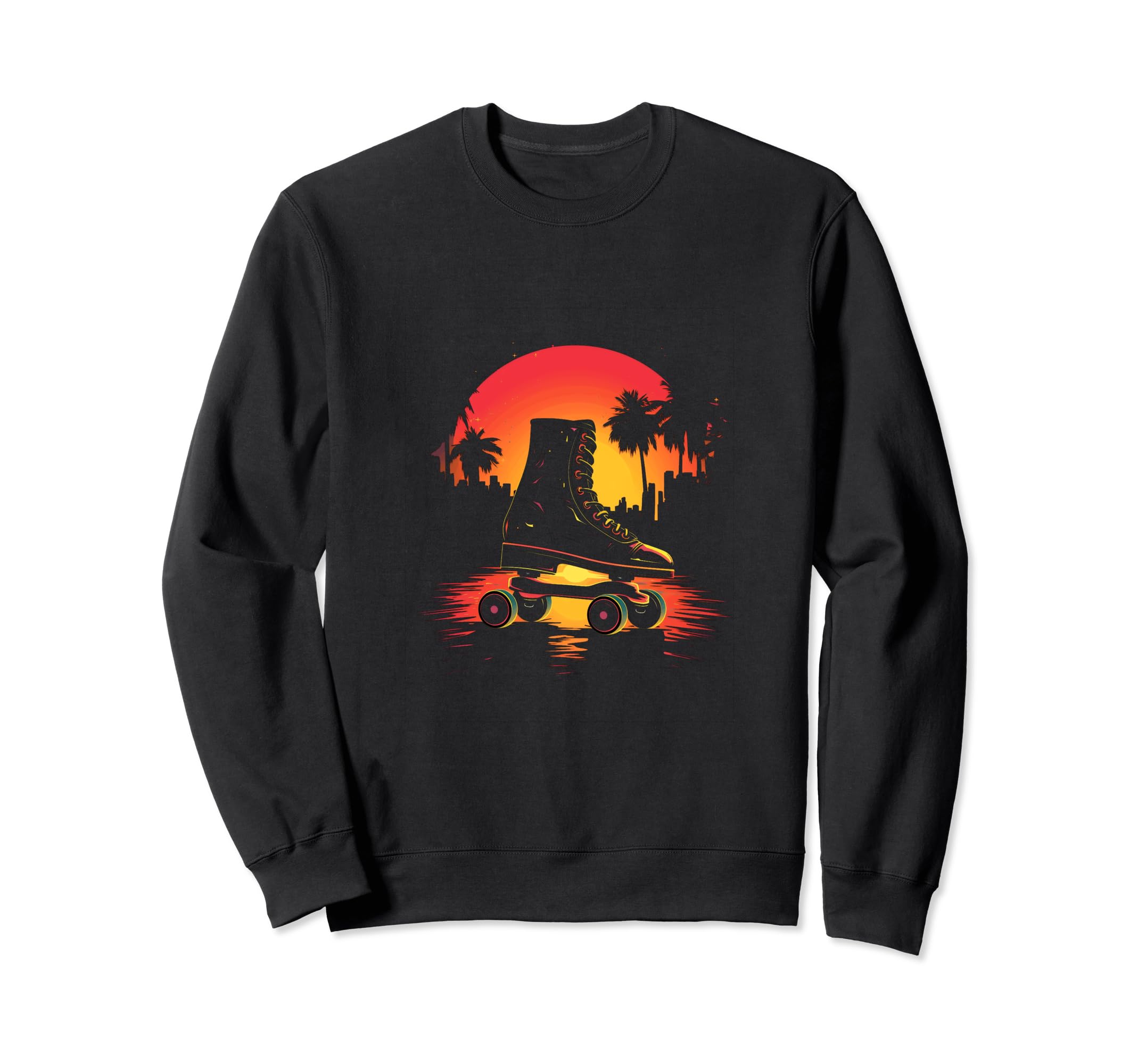 Roller Skates Roller Skating Skater 70S Sweatshirt - Graphic Print Unisex - T-Shirt, Sweatshirt, Hoodie