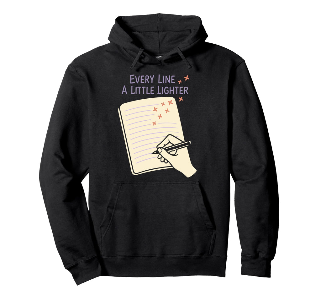 Mindfulness Journaling Self Care Mental Hoodie - Fun Novelty Design Unisex - T-Shirt, Sweatshirt, Hoodie