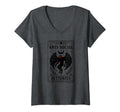 Womens Mothman Anti Social Butterfly V Neck T-Shirt - Unique Graphic Unisex - T-Shirt, Sweatshirt, Hoodie