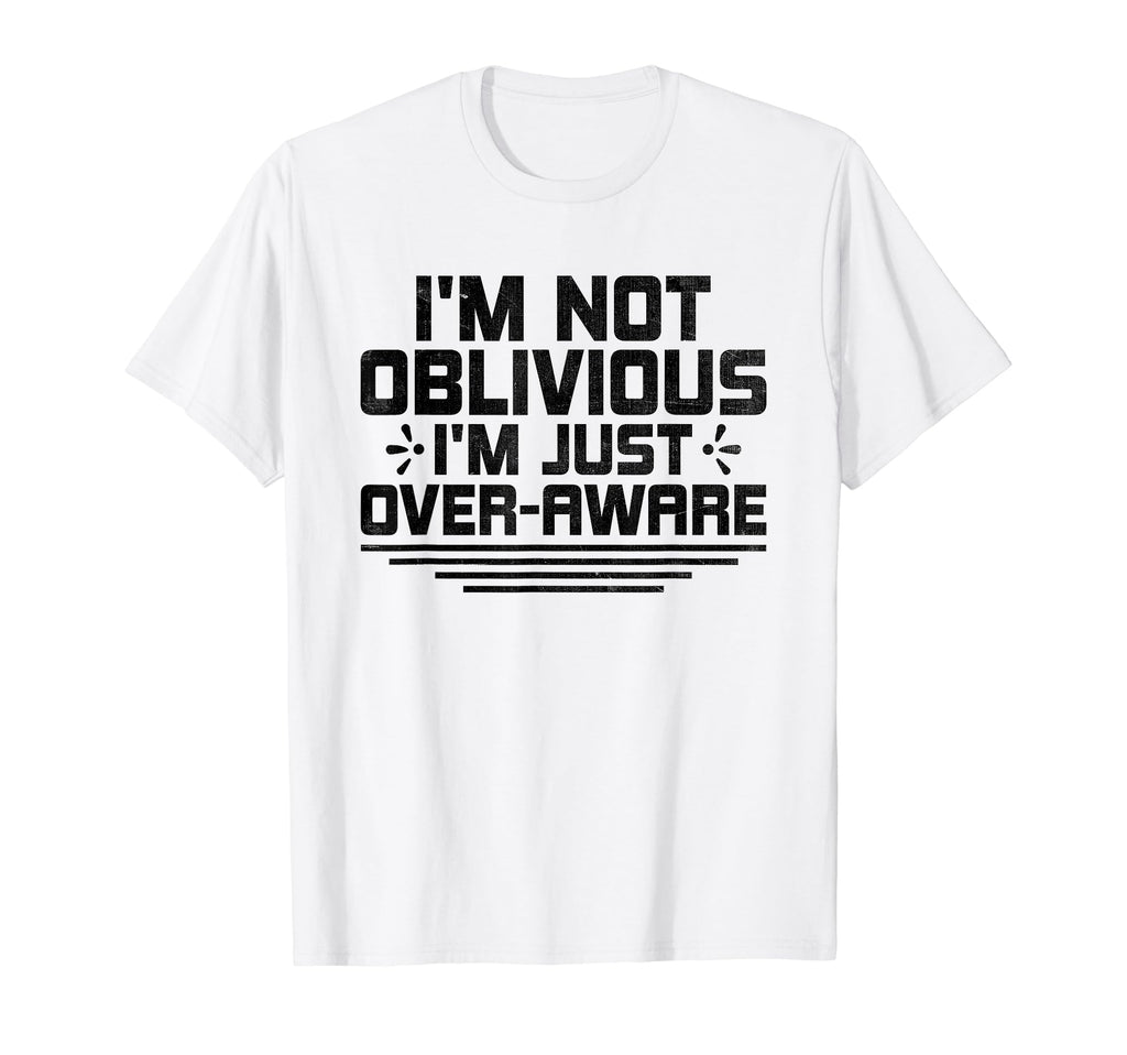 Overthinking Overthinker Funny T-Shirt - Fun Novelty Design for Adults - T-Shirt, Sweatshirt, Hoodie