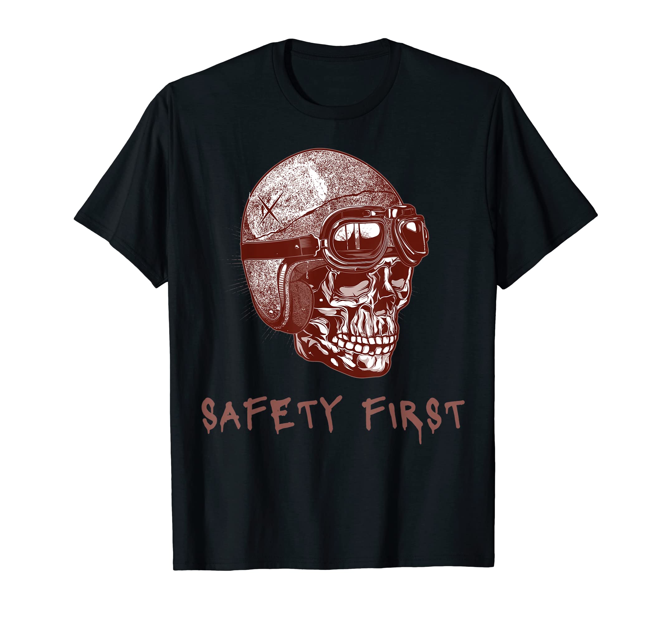 Safety First Funny Biker Motorcycle T-Shirt - Aesthetic Graphic for Adults - T-Shirt, Sweatshirt, Hoodie