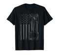 American Flag Piston Funny Muscle T-Shirt - Casual Everyday Wear Unisex - T-Shirt, Sweatshirt, Hoodie