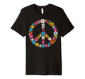 Peace Love Hippie Tie Dye 60S 70S T-Shirt - Fun Novelty Design Men Women - T-Shirt, Sweatshirt, Hoodie