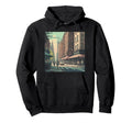 Cityscape Morning Light Hoodie - Custom Art Print for Adults - T-Shirt, Sweatshirt, Hoodie