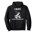 Roller Skating Disco Derby Skates Hoodie - Aesthetic Graphic Unisex - T-Shirt, Sweatshirt, Hoodie