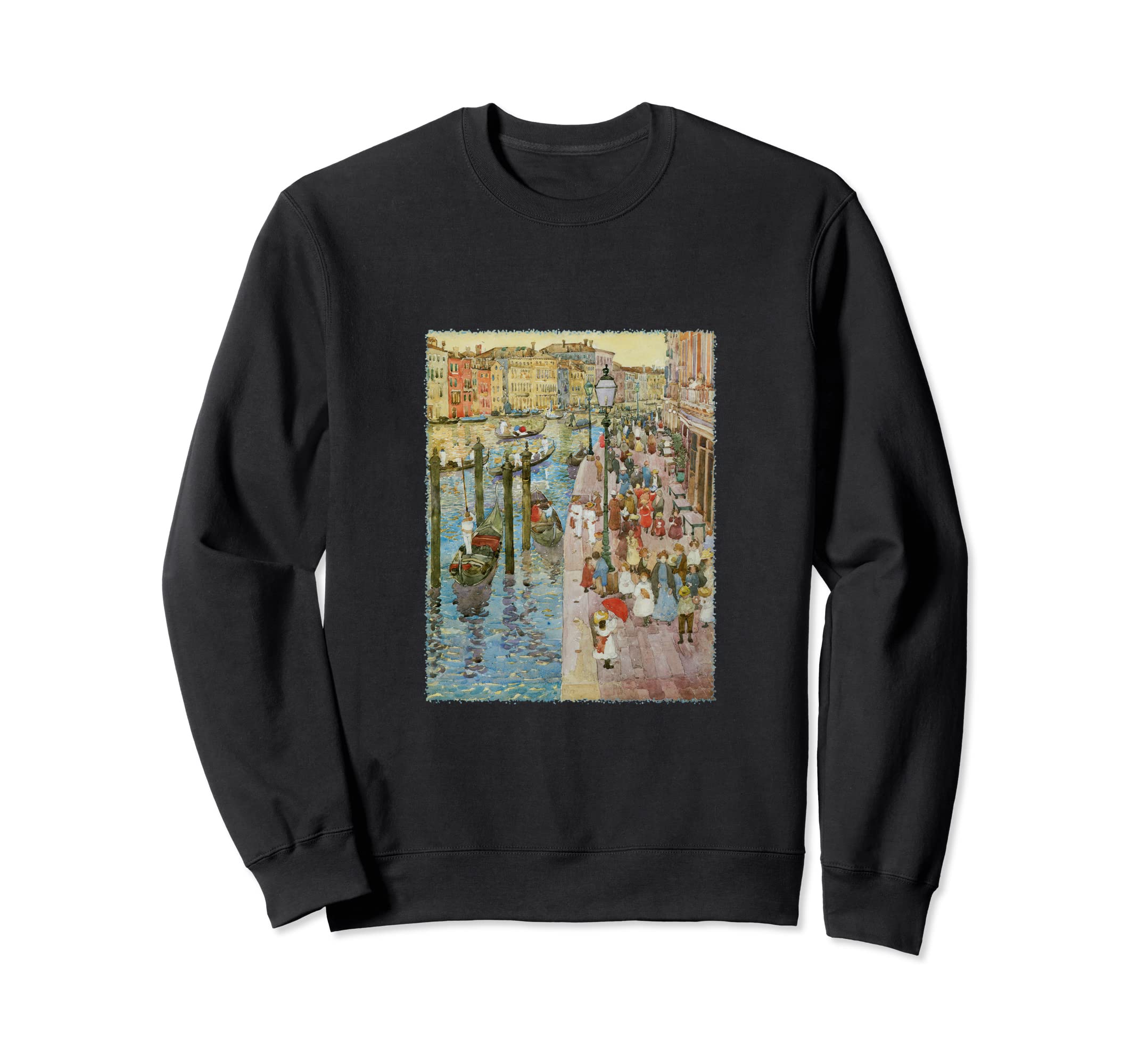 Grand Canal Venice Prendergast Sweatshirt - Unique Graphic Unisex - T-Shirt, Sweatshirt, Hoodie